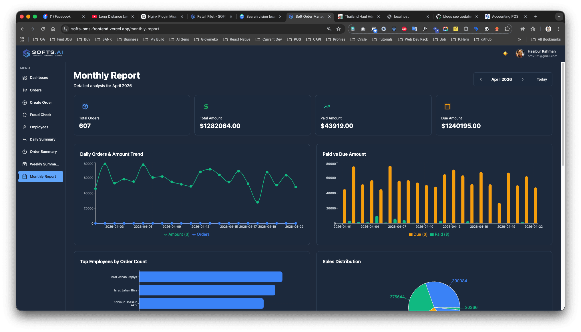 F-Commerce Order Management System